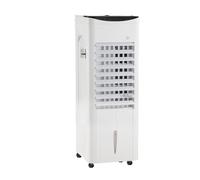 Refroidisseur d'air portable avec 3 vitesses de vent réglables, minuterie de 1 à 12 heures, fonction d'évaporation pour la maison et le salon, design compact pour un refroidissement efficace