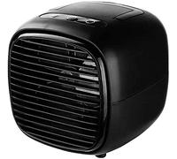 Refroidisseur d'air Portable, Mini-climatiseur USB, 3 en 1 Petit climatiseur de glacière et humidificateur pour la Maison, Le Bureau, la Chambre pour Enfants, Le Mini Ventilateur Noir (Couleur:
