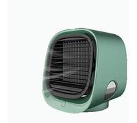 Refroidisseur d'air portable, mini refroidisseur de climatiseur et humidificateur, petit purificateur de refroidisseurs évaporatifs, 3 vitesses de ventilateur, 7 LED LETH, pour le bureau de la