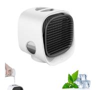 Refroidisseur d'air portable, ventilateur à refroidissement par eau USB, appareil de climatisation compact pour la maison et les voyages
