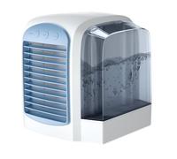Refroidisseur d'air portable, ventilateur de bureau miniature, climatiseur USB avec 3 vitesses et 3 modes, réservoir d'eau 380 ml, humidificateur 3 en 1