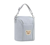 Refroidisseur de biberon portable pour tout-petit, organisateur de lait maternel isolé, sac de biberon de 8 pouces avec poignée, refroidisseur en tissu Oxford avec doublure étanche, rangement pour