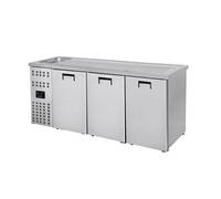 Refrigerateur bar CombiSteel Refroidisseur de Boisson Avec Evier 3 Portes