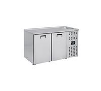 Refrigerateur bar CombiSteel Refroidisseur de Boissons 2 Portes & Evier