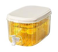 Refroidisseur De Boissons Domestiques De 5,5 L - PP, Récipient D'eau De 9 | 84 X 6,69 X 5,51 Pouces Avec Crépine De Robinet | Distributeur De Bouteilles D'eau Froide, Robinet À Une Touche Pour Café, Th