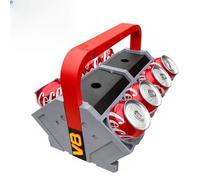 Refroidisseur de Boissons Moteur V4/V6/V8 - Design Piston, Refroidisseur de canettes de bière et de Soda, Peut contenir Plusieurs canettes avec Compartiment à Glace pour Les passionnés (V8)