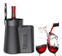 Refroidisseur de bouteille de vin électrique, refroidisseur de vin portable for vin rouge et blanc de 750 ml avec température réglable, économie d'énergie et silencieux, refroidisseurs de vin