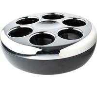 Refroidisseur de bouteille Helios "Pure" noir/chrome