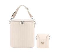 Refroidisseur De Bouteille Pour Tout-petits - Portable Isolé Mignon Avec Poignée | Sac De Biberon De Garderie Porte-lait Maternel | Polyester, Feuille D'aluminium, 200 G Léger, 7,09 X 3,94 X 7,87 Pouc