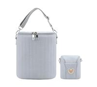 Refroidisseur De Bouteille Pour Tout-petits - Portable Isolé Mignon Avec Poignée | Sac De Biberon De Garderie Porte-lait Maternel | Polyester, Feuille D'aluminium, 200 G Léger, 7,09 X 3,94 X 7,87 Pouc