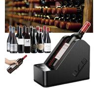 Refroidisseur de bouteilles de vin électrique, design semi-fermé avec panneau de commande LED et éclairage d'ambiance coloré, température réglable de 1 à 20 °C, congélateur de 6 mm de diamètre