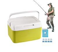 Refroidisseur de camping - Glacière portable - Glacière rigide - 15 l - Capacité de refroidissement pour boissons de camping en plein air - Pour bateau de pique-nique de plage, pêche