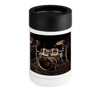 Refroidisseur de canettes de 355 ml, ensemble de tambours isolé en acier inoxydable portable pour soda, coke, jus, etc