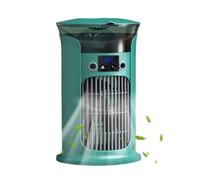 Refroidisseur de chambre à coucher - Ventilateur d'humidificateur personnel de bureau | Dispositif de refroidissement portable avec lumière LED et 3 vitesses pour chambre d'enfant, appartement bureau