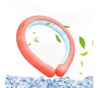 Refroidisseur de cou - Enveloppements rafraîchissants pour le cou | Aide à la chaleur pour les jours d'été | Cadeau | Poche de glace portable | Tube de gel réutilisable | Mains - Enveloppe froide |