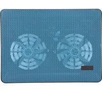 Refroidisseur de coussin de refroidissement pour ordinateur portable Double ventilateur à faible bruit 1,5 -mm -diamètre du trou Gaming -accessoire pour les 17 pouces