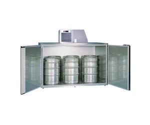 Refroidisseur de futs, frigo fût de stockage pour 6 kegs - Set, acier inoxydable