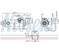 Refroidisseur de gaz d'échappement Acier 989274 NISSENS pour FORD PEUGEOT MAZDA