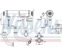 Refroidisseur de gaz d'échappement Acier 989283 NISSENS pour FIAT LANCIA