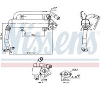 Refroidisseur de gaz d'échappement Acier 989397 NISSENS pour VW SEAT SKODA