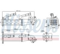NISSENS 989404 Radiateur EGR