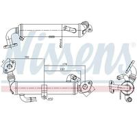 Nissens Radiateur EGR 989434