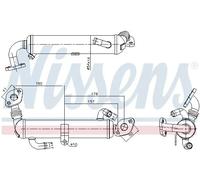 Nissens Radiateur EGR 989434