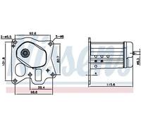 NISSENS 989455 Radiateur EGR