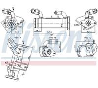 NISSENS 989474 Radiateur EGR