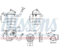 NISSENS 989480 Refroidisseur EGR