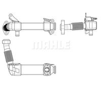 Mahle Original Refroidisseur de recirculation des gaz d'échappement CE 17 000P BEHR PREMIUM LINE