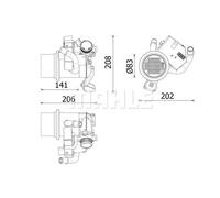 MAHLE CE 39 000P Refroidisseur EGR