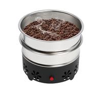 Refroidisseur de grains de café électrique 600 g pour café électrique, machine de refroidissement électronique avec maille en acier inoxydable 304, deux couches pour grains de café, noix et cacahuètes