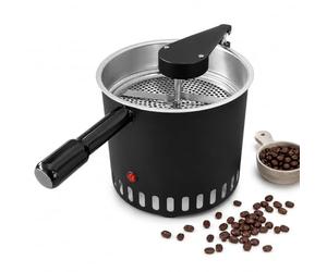 Refroidisseur de grains de café rotatif, capacité de 600g, ventilateur | Tamis à écorces 40 mailles, tamis de pellicule argentée 5 mm, corps en aluminium avec maille en acier inoxydable, torréfac