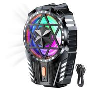 Refroidisseur de jeu mobile - Radiateur de refroidissement pour téléphone avec ventilateur réglable pour une longue durée | Design compact portable avec chargement USB, débit d'air rapide maintient