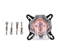 Refroidisseur de liquide GPU, Bloc de refroidissement par eau universel GPU Waterblock Base en cuivre 40 mm, traitée avec technologie anti-oxydation, parfaitement adaptée au GPU