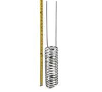Refroidisseur de moût en acier inoxydable - Serpentin de refroidissement/chauffage efficace for le contrôle de la température du fût lors du brassage maison, 1 pièce