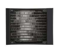 Refroidisseur de refroidissement par eau en cuivre de radiateur, 12 tubes échangeur de chaleur liquide G1/4 port fileté pour PC CPU GPU Watercooling Hardware Labs Kit(120mm)