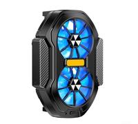 Refroidisseur de téléphone de jeu avec lumière RVB, radiateur de refroidissement de téléphone portable de 35 dB avec 2 modes de refroidissement réglables pour une expérience améliorée pendant le
