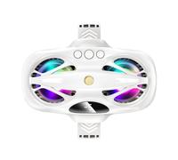 Refroidisseur de téléphone en streaming : ventilateur réglable sur refroidisseur de téléphone calme, refroidisseur de téléphone à refroidissement rapide avec modes pour regarder des vidéos, faire des