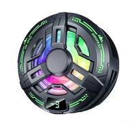 Refroidisseur de téléphone magnétique 15 W avec lumière RVB, ventilateur de jeu silencieux pour iPhone pour Android, clip réglable à 3 niveaux pour appareil de refroidissement sur semi-conducteurs