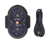 Refroidisseur de téléphone portable avec éclairage RGB, ultra-silencieux, doté d'un système de refroidissement à semi-conducteurs double cœur