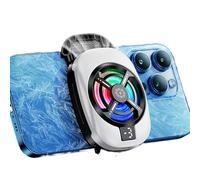 Refroidisseur de téléphone portable - Radiateur de téléphone portable | Ventilateur de téléphone portable avec lumière | Accessoires de jeux mobiles à faible bruit de 15 W réglable [video game]