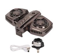Refroidisseur de téléphone portable, ventilateur de refroidissement à semi-conducteur double cœur à faible bruit, radiateur de téléphone portable pour jouer à des jeux en Streaming en direct
