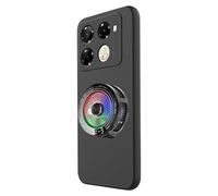 Refroidisseur de téléphone - Support de refroidissement | Ventilateur de refroidissement pour téléphone - Clip arrière magnétique avec affichage numérique réglable pour smartphone, empêche la