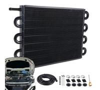 Refroidisseur de transmission en d'aluminium thermorésistant | Refroidisseur pour moteur haute performance pour voiture SUV Refroidissement Condensateur AC Entretien