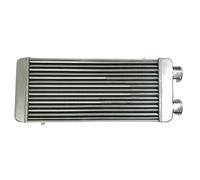 Refroidisseur de turbo Refroidisseur intermédiaire turbo en aluminium à montage avant 600x300x70mm même côté 76mm et ventilateur Intercooler voiture(A INTERCOOLER)