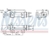 REFROIDISSEUR DE VALVE EGR POUR RANGER 2.5TDCI