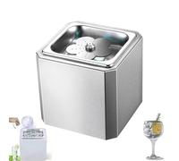 Refroidisseur de verre à pressage commercial, machine à glaçons en acier inoxydable, refroidisseur de verre à sensation CO2, glaçage en 6 secondes, idéal pour les verres à cocktail