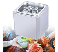 Refroidisseur de verre CO2 pour boisson instantanée refroidissement, froid à -25 °C en 6 secondes, acier inoxydable avec lumière LED pour bar, cocktail, bière, restaurant